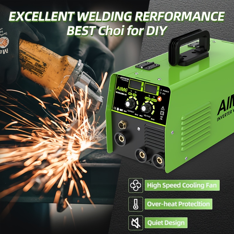 110v Welding Machine Semi-Automatic Non Gas MIG MMA 175 – Flux Core 0.8-3.2mm